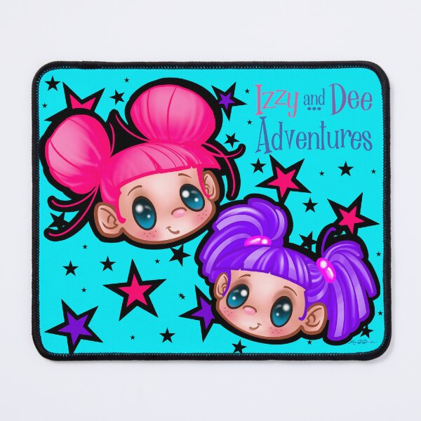 Item preview, Izzy and Dee Adventures stars designed and sold by MetroINKbooks.