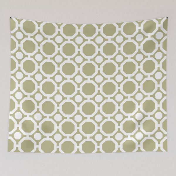 Item preview, Sage & white geometric seamless pattern designed and sold by Mint + Midnight.