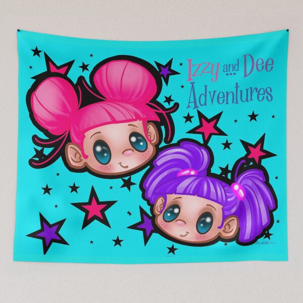 Item preview, Izzy and Dee Adventures stars designed and sold by MetroINKbooks.