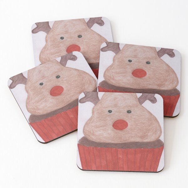 Item preview, Reindeer cupcake designed and sold by Artbysarah23.