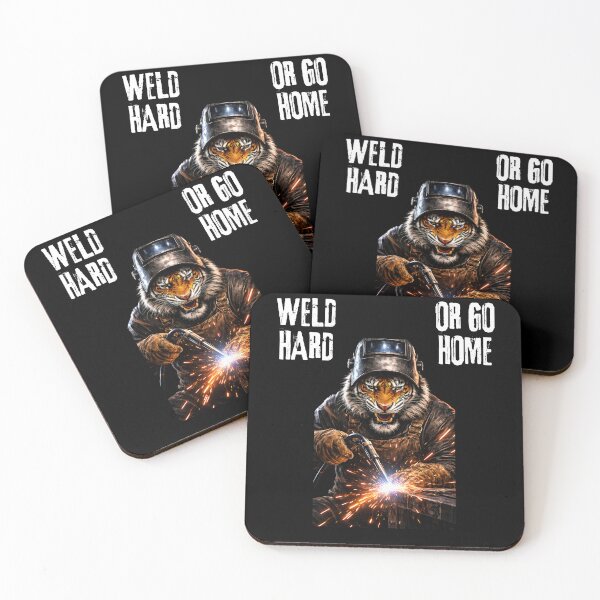 Item preview, Funny Welding Gifts - Weld Hard Or Go Home - Welder Humor Gift designed and sold by Jacob Zubek.