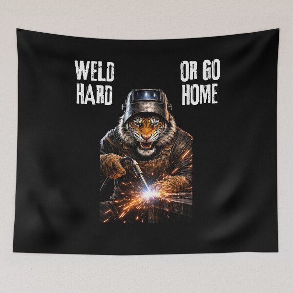Item preview, Funny Welding Gifts - Weld Hard Or Go Home - Welder Humor Gift designed and sold by ZubekStudio.