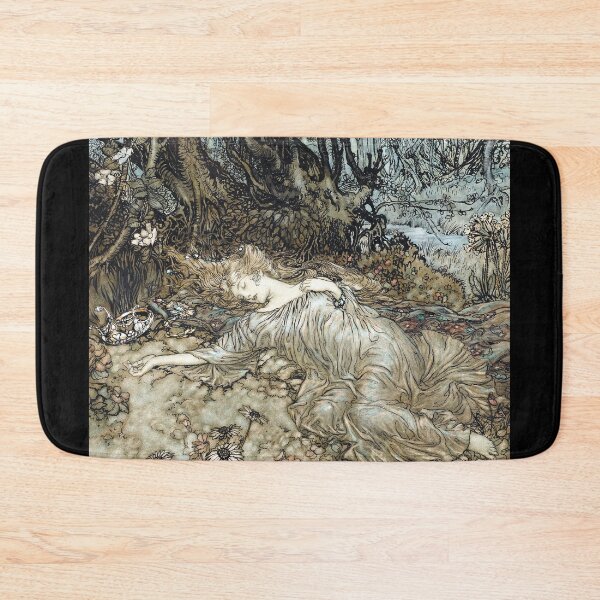 Item preview, Titania Sleeping - Arthur Rackham designed and sold by forgottenbeauty.