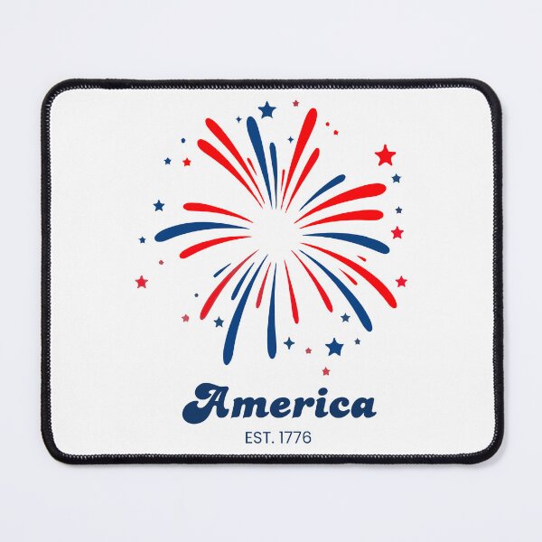 Item preview, Retro America Est 1776 Firework Graphic - Patriotic Celebration Design designed and sold by PACS0011.