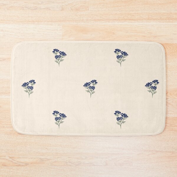 Item preview, Delicate Blue Wildflower Pattern designed and sold by MoonwillowArt.