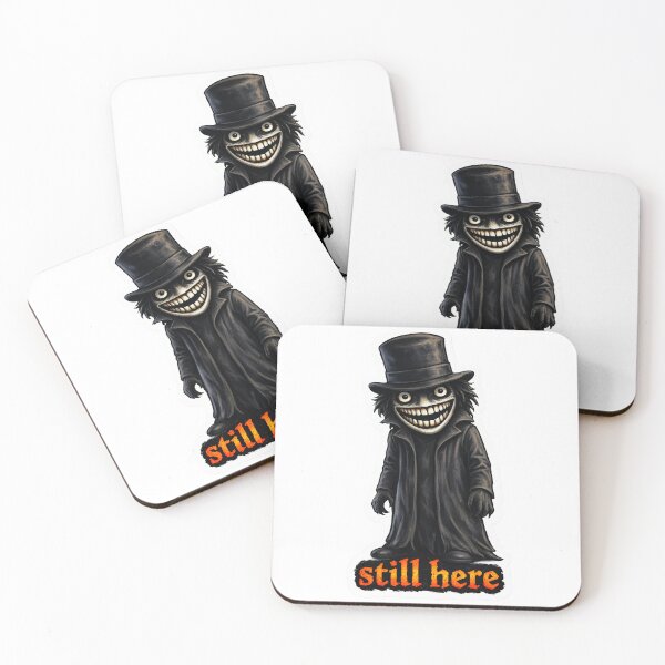 Item preview, Babadook “Still Here” Sticker Cute Horror Chibi Creepy Art designed and sold by CMLPaintings.