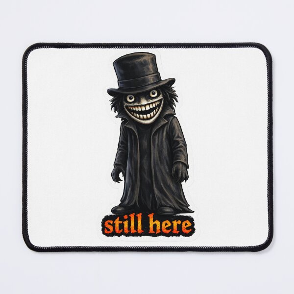 Item preview, Babadook “Still Here” Sticker Cute Horror Chibi Creepy Art designed and sold by CMLPaintings.