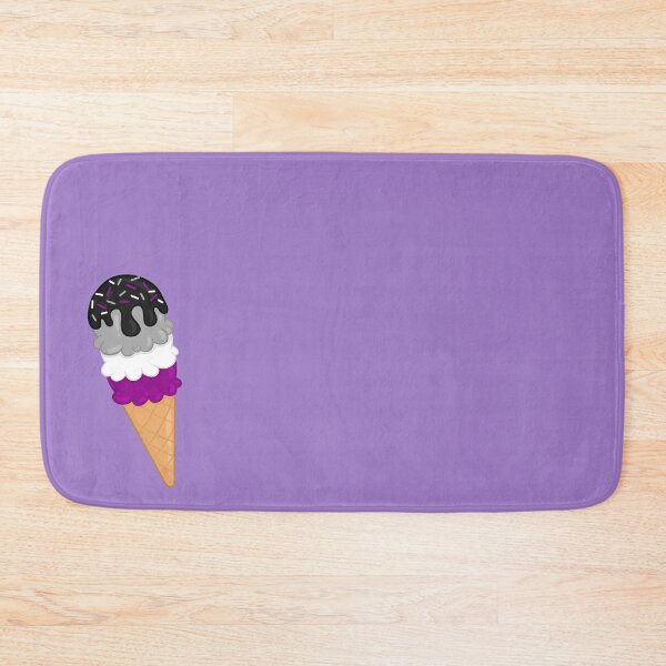 Item preview, Asexual Pride Flag Ice Cream Cone designed and sold by Sahira820.