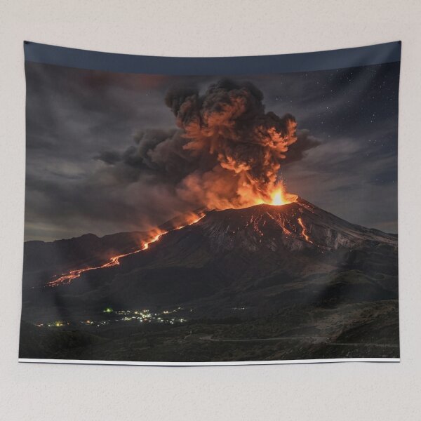 Item preview, Volcano erupting designed and sold by Malisa345.
