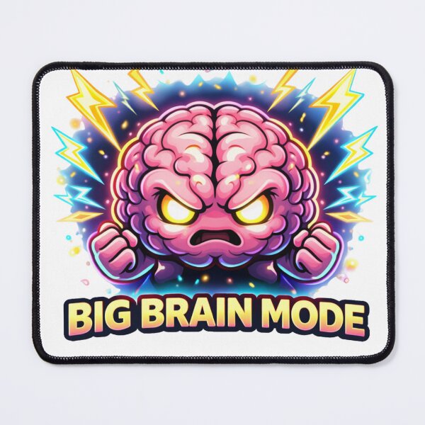 Item preview, Big Brain Mode Funny Gamer Design designed and sold by AdrianRusetelu.