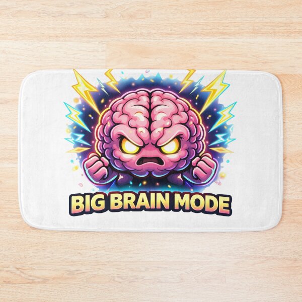 Item preview, Big Brain Mode Funny Gamer Design designed and sold by AdrianRusetelu.