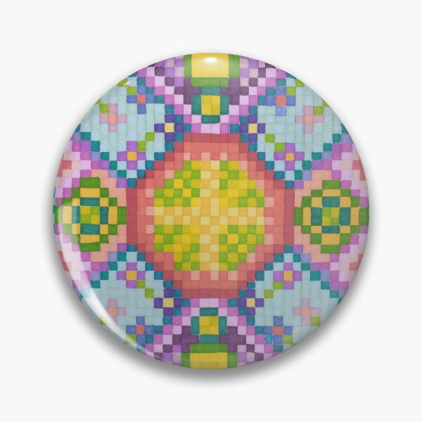 Item preview, Pixelated - Hand Drawn Mosaic Tile Pattern designed and sold by AJPrettyObscene.