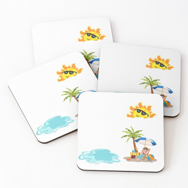 Item preview, Cute Summer Beach Day Cartoon designed and sold by PeplumiArt.
