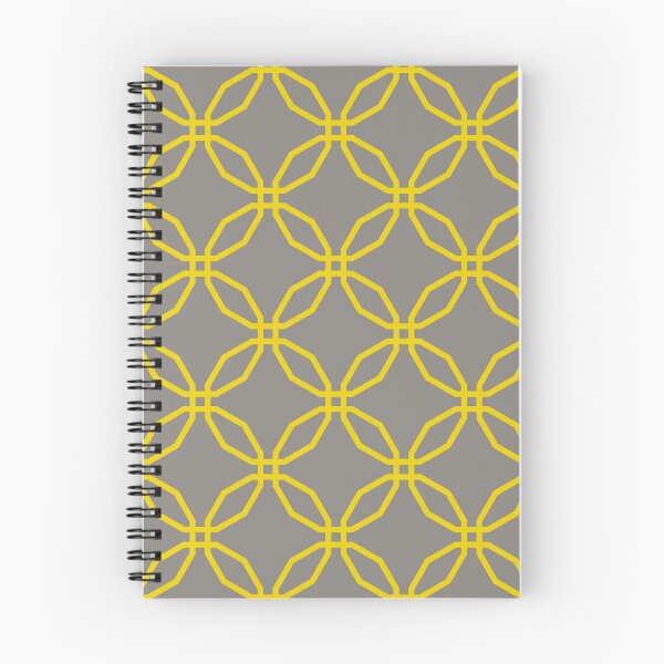 Item preview, Gray & yellow geometric seamless pattern designed and sold by Mint + Midnight.