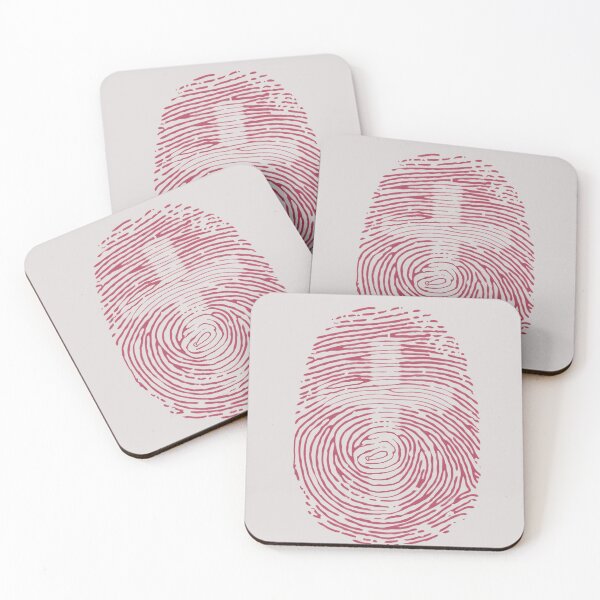 Item preview, Fingerprint Cross Christian Design Red designed and sold by Just-Believe777.