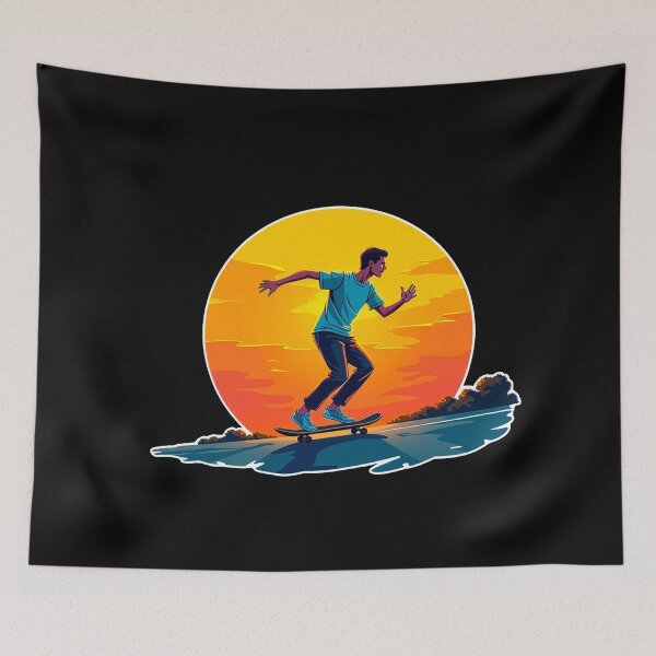 Item preview, Just Rollin Skate - Chill Skateboarding Lifestyle designed and sold by sharifex.