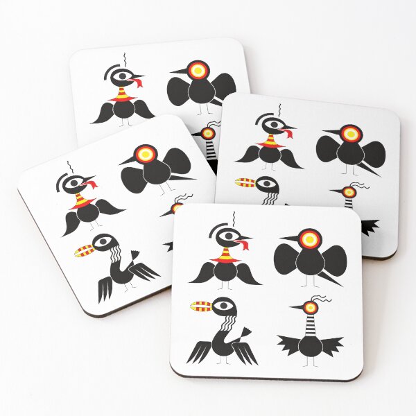 Item preview, Stylized black birds designed and sold by michplante60.