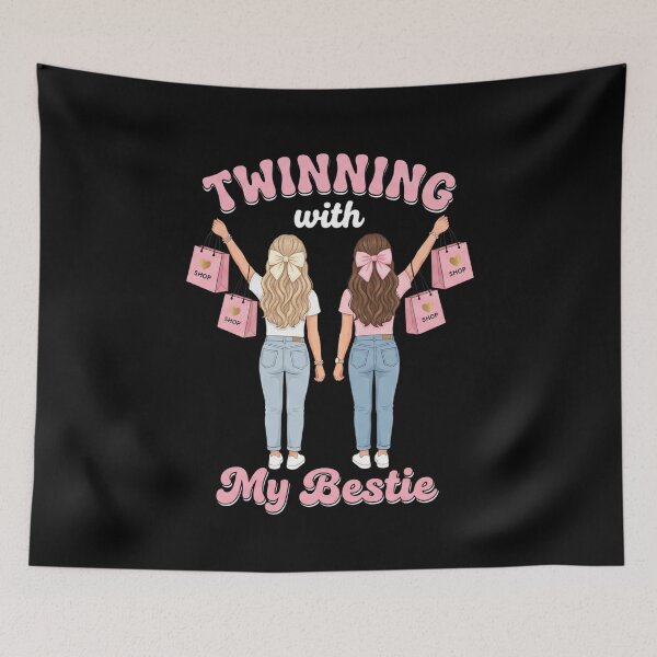 Item preview, Twinning With My Bestie Friendship Best Friends Shopping Girls Trip designed and sold by FormalDehyena.