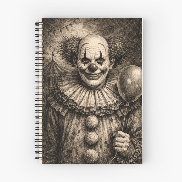 Item preview, Creepy Clown Etching designed and sold by JJSizzleheimer.