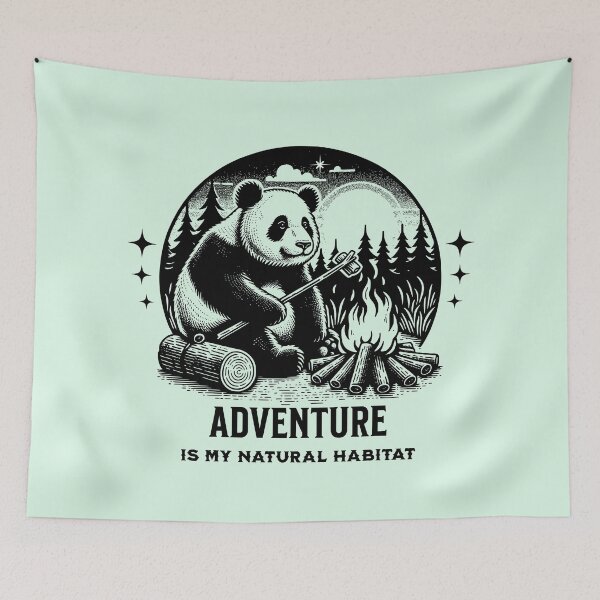 Item preview, Adventure Is My Natural Habitat – Minimalist Night Sky Explorer Design designed and sold by Sachie's Studio.