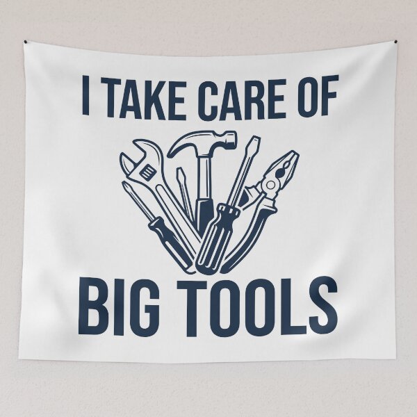 Item preview, I Take Care Of Big Tools designed and sold by Amir Faysal.