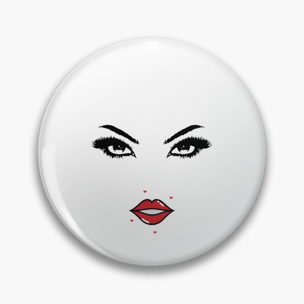 Item preview, woman eyes and red lips illustration designed and sold by Aalia-369.