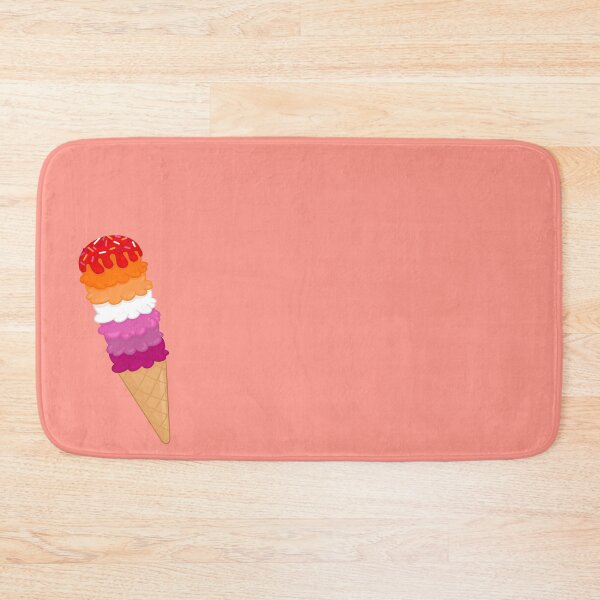 Item preview, Lesbian Pride Flag Ice Cream Cone designed and sold by Sahira820.
