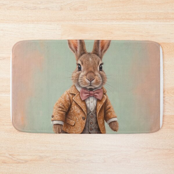 Item preview, Dapper Rabbit on a skateboard designed and sold by paulrommer.