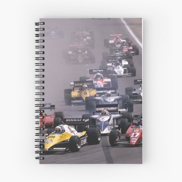 Item preview, Vintage Formula 1 Start Grid – 80s F1 Racing, Turbo Era Grand Prix, Classic Motorsport Poster designed and sold by Road To Track.