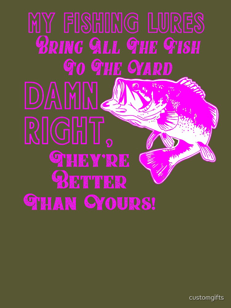 Funny Women's Pink Bass Fishing Quote | Essential T-Shirt