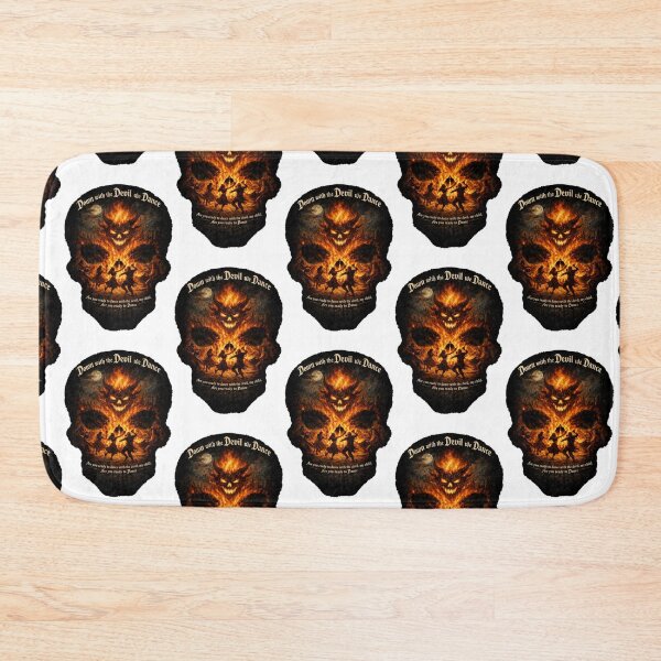 Item preview, Down with the Devil We Dance – Dark Folk Ritual Bonfire Demon Art designed and sold by BigBobInk.