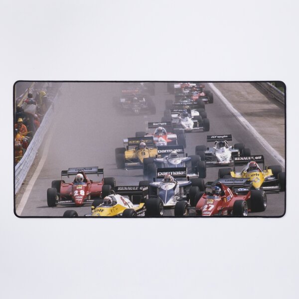 Item preview, Vintage Formula 1 Start Grid – 80s F1 Racing, Turbo Era Grand Prix, Classic Motorsport Poster designed and sold by Road To Track.