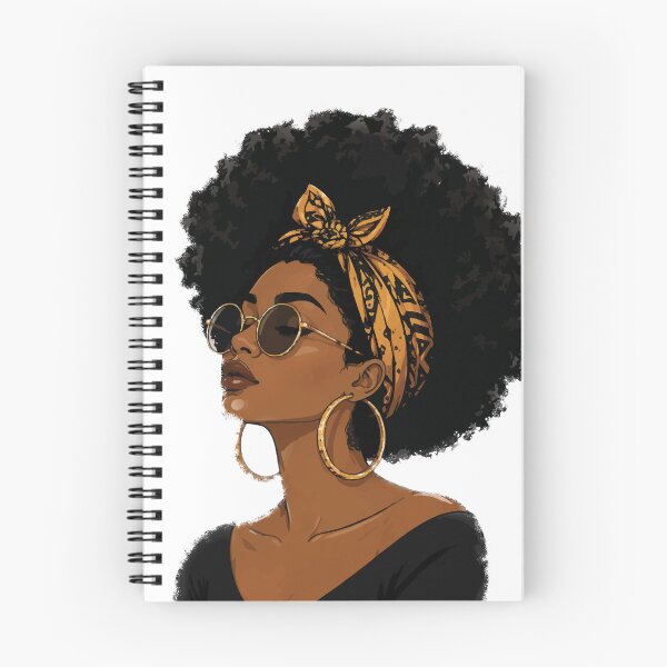 Item preview, Stylish Afro Woman Portrait with Headwrap and Sunglasses designed and sold by Koloraist.