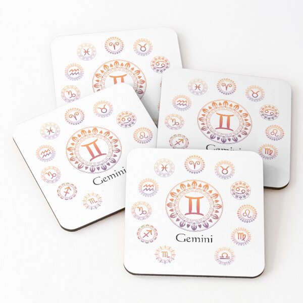 Item preview, Zodiac Signs Mandala – Gemini | Astrology Boho Spiritual Design designed and sold by ArcticFoxStudio.