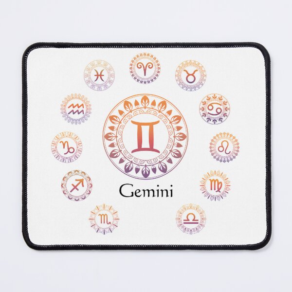 Item preview, Zodiac Signs Mandala – Gemini | Astrology Boho Spiritual Design designed and sold by ArcticFoxStudio.