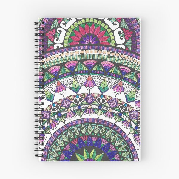 Item preview, Eva - Hand Drawn Biro Mandala Floral Design  designed and sold by AJPrettyObscene.