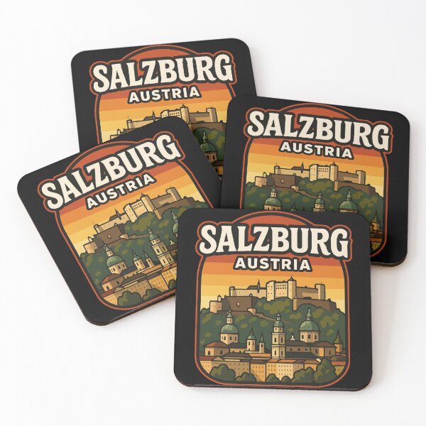 Item preview, Salzburg Austria Retro Travel designed and sold by TomFrontierArt.
