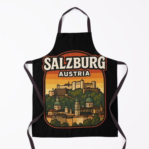 Item preview, Salzburg Austria Retro Travel designed and sold by TomFrontierArt.