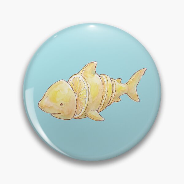 Item preview, Lemon Shark Cutesy Drawing designed and sold by shellle in the ocean.