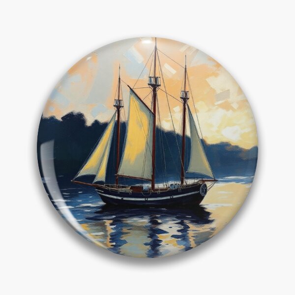 Item preview, A sailing boat on the River Clyde. designed and sold by oldMastersofart.