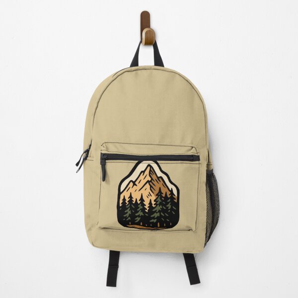 Item preview, Retro Mountain Pine Forest Design designed and sold by Vileprint.