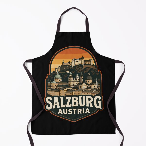 Item preview, Salzburg Austria Retro Vintage Travel designed and sold by TomFrontierArt.