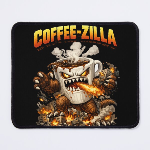 Item preview, Coffee-Zilla Monster Mayhem designed and sold by Sonic Nova Studios.