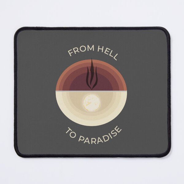 Item preview, From Hell to Paradise – Dual Flame & Sun Symbol | Minimalist Concept Design designed and sold by ChiaraPagani.