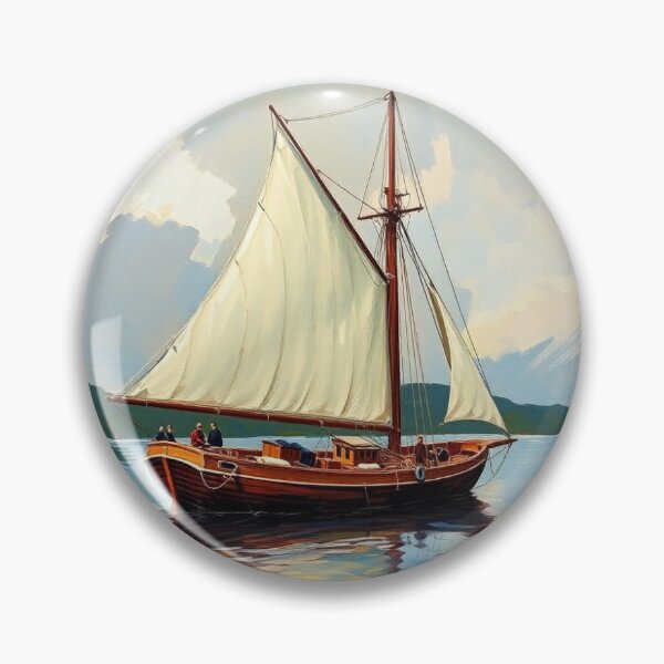 Item preview, A sailing boat on the River Spey. designed and sold by oldMastersofart.
