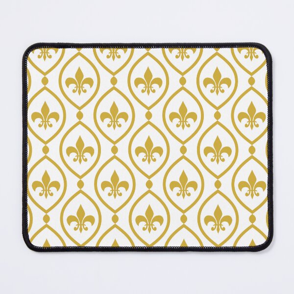 Aperçu de l'œuvre fleur de lys dorée et blanche créée et vendue par Mint + Midnight.