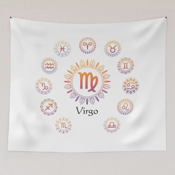 Item preview, Zodiac Signs Mandala – Virgo | Astrology Boho Spiritual Design designed and sold by ArcticFoxStudio.