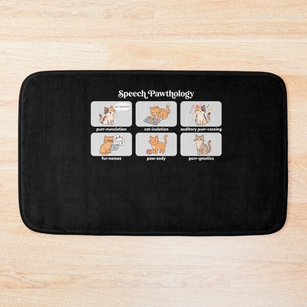 Item preview, Speech Pawthology Speech Language Pathologist SLP Cat Lover Gift designed and sold by FormalDehyena.