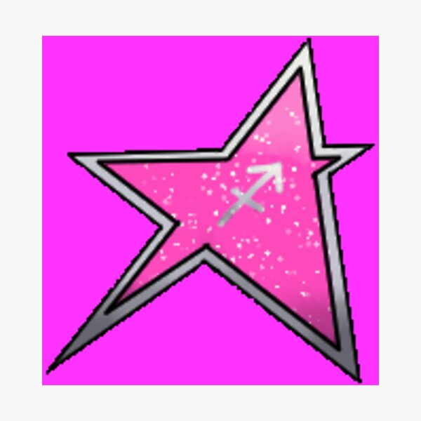 Artikelvorschau, Rosa Schütze-Stern entworfen und verkauft von DarkDomainRPG.
