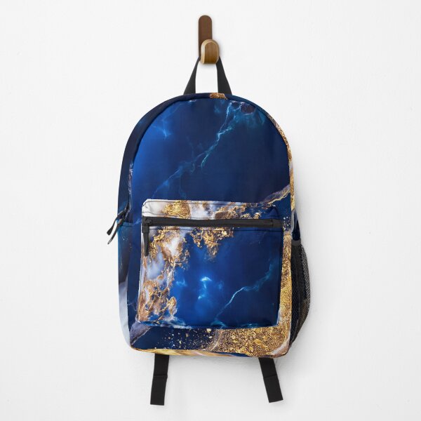 Item preview, Luxury Blue Gold Marble Abstract Fluid Art Elegant Geode Texture Design designed and sold by lematworks.